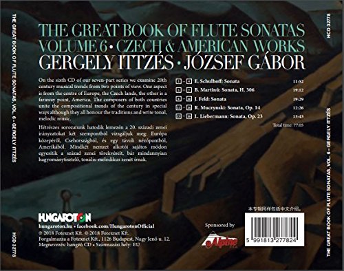 The Great Book of Flute Sonatas, Vol. 6: Czech & American Wo