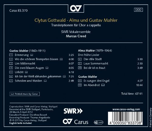 Transkriptionen für Chor a cappella