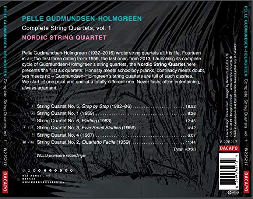 Gudmundsen-Holmgreen: Complete String Quartets, Vol. 1