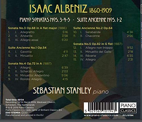 Albéniz, I.: Piano Sonatas Nos. 3-5 / Suite ancienne Nos. 1-