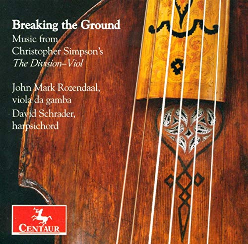 Viola da gamba Recital: Rozendaal, John Mark - GOODALL, S. /