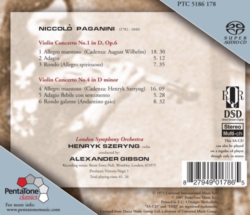 VIOLIN CONCERTOS NOS. 1 & 4