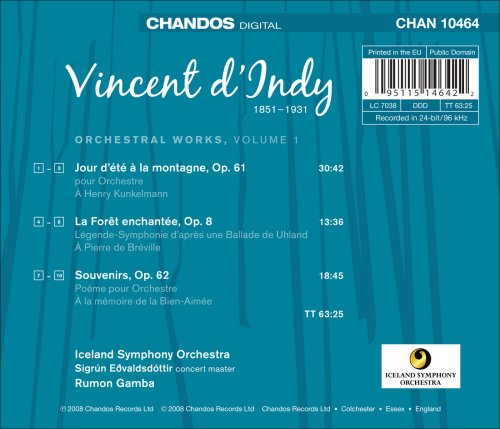 d'Indy: Orchestral Works, Vol. 1