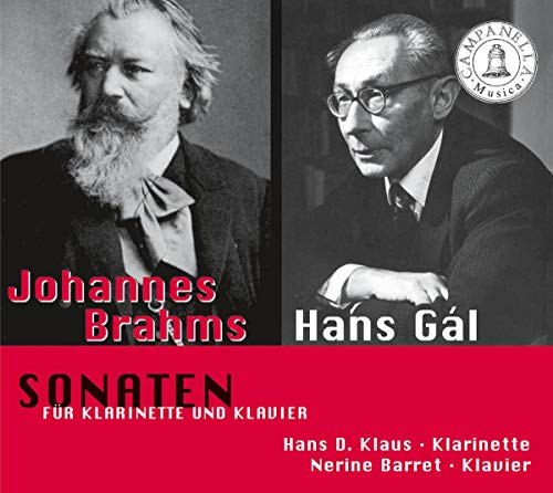 Brahms & Gal: Sonatas for Clarinet and Piano