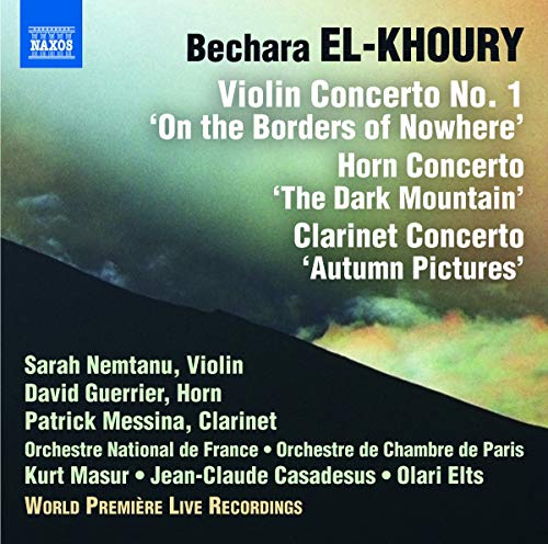 El-Khoury: Concerti for Violin, Horn & Clarinet (Live)