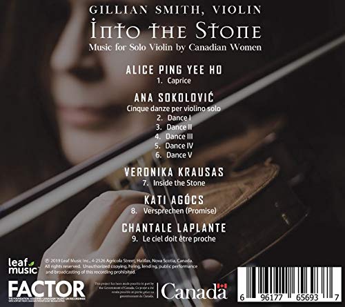 Into the Stone - Music for Solo Violin by Canadian Women