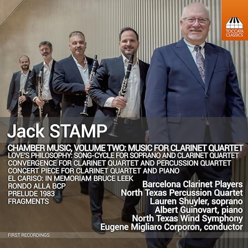 Stamp: Chamber Music, Vol. 2  Barcelona Clarinet Players, North Texas Percussion Quartet, Lauren Shuyler, Albert Guinovart, North