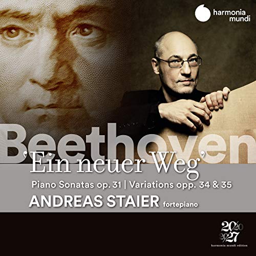 Beethoven - Ein Neuer Weg: Piano Sonatas Nos. 16-18;  Variations, Opp. 34 & 35 / Staier