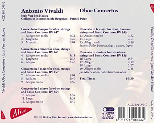 Vivaldi: Concertos for Oboe