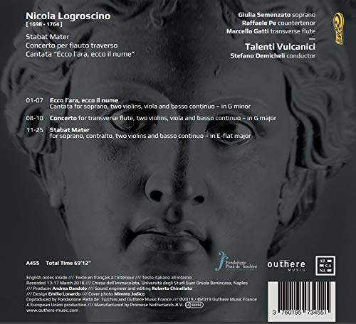 Logroscino: Stabat mater - Concerto per flauto traverso - Ca
