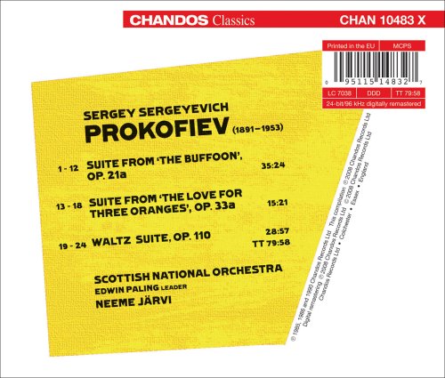 Prokofiev, S.: Tale of the Buffoon Suite (The) / the Love fo