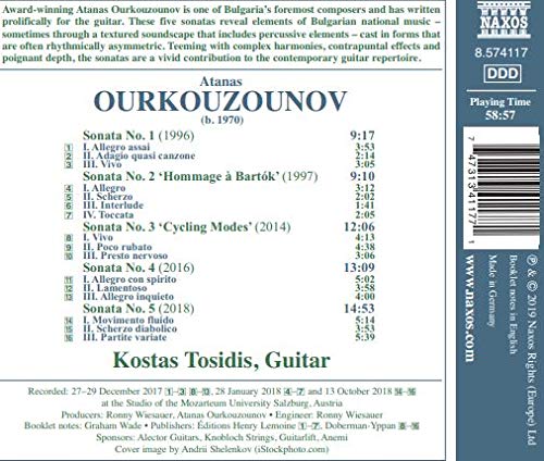 Ourkouzounov: Cycling Modes - Sonatas Nos. 1–5
