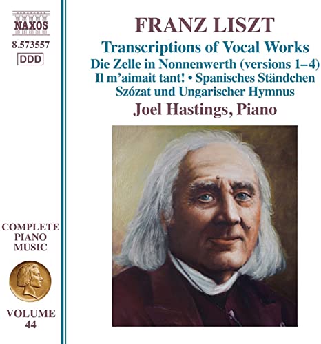 Liszt Complete Piano Music, Vol. 44: Transcriptions of Vocal