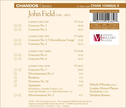 FIELD, J.: Piano Concertos Nos. 1-7 (O'Rourke)