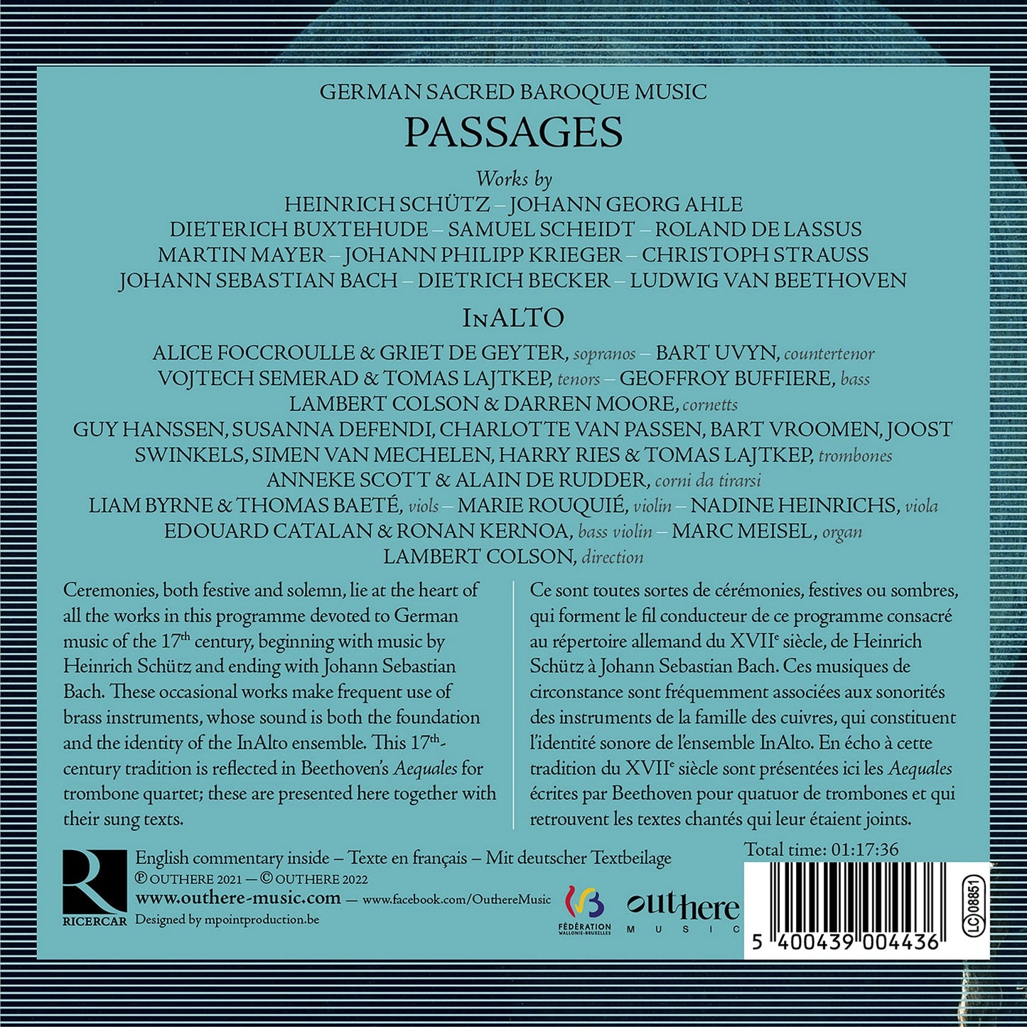 Passages - German Ritual Music 1600-1800