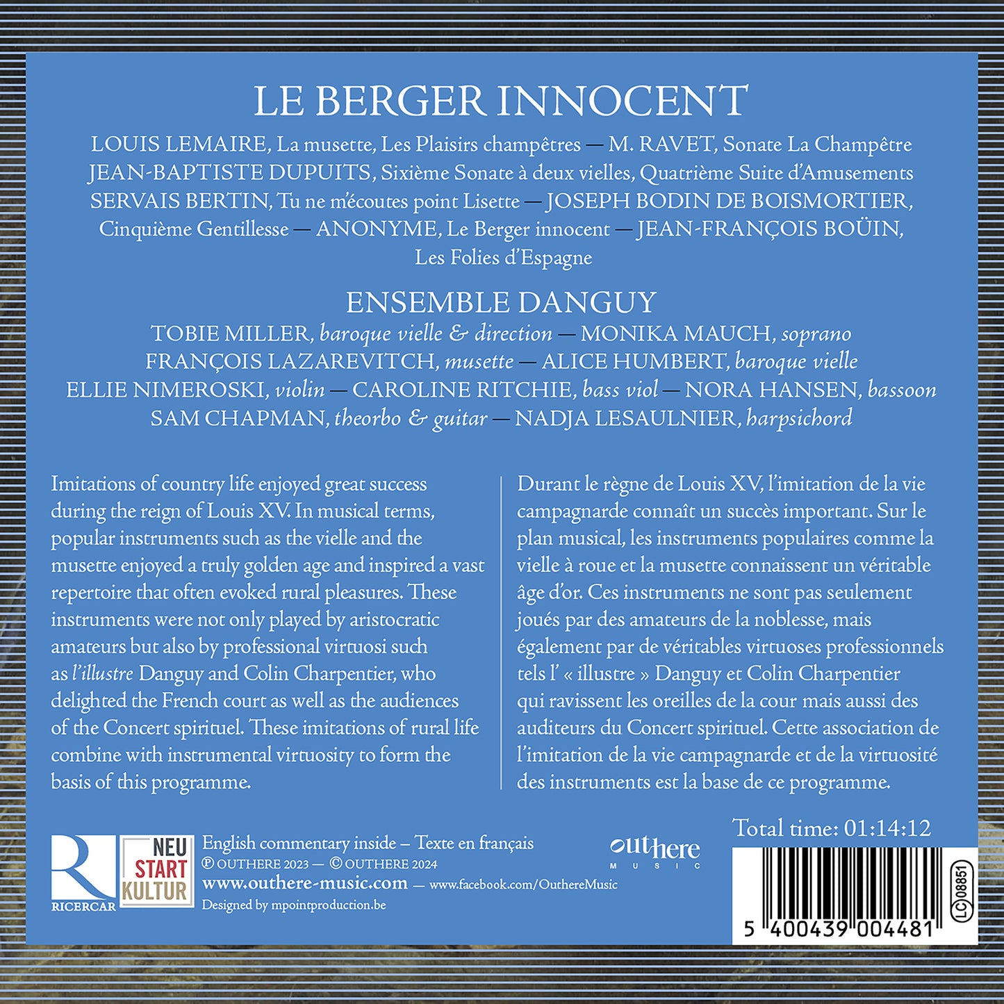 Bertin, Boismortier, Bouin, Dupuits, Lemaire & Ravet: Le Ber