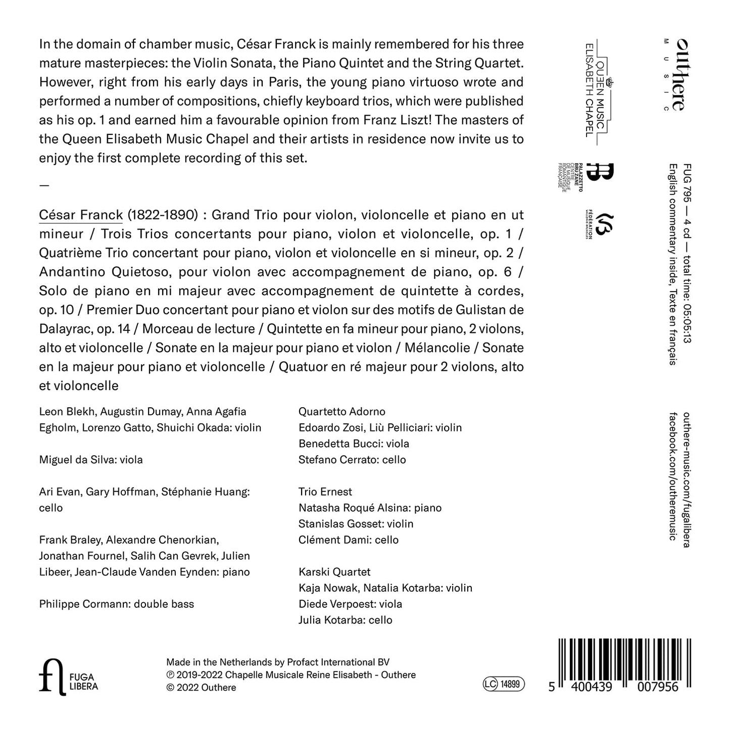 Franck: Complete Chamber Music