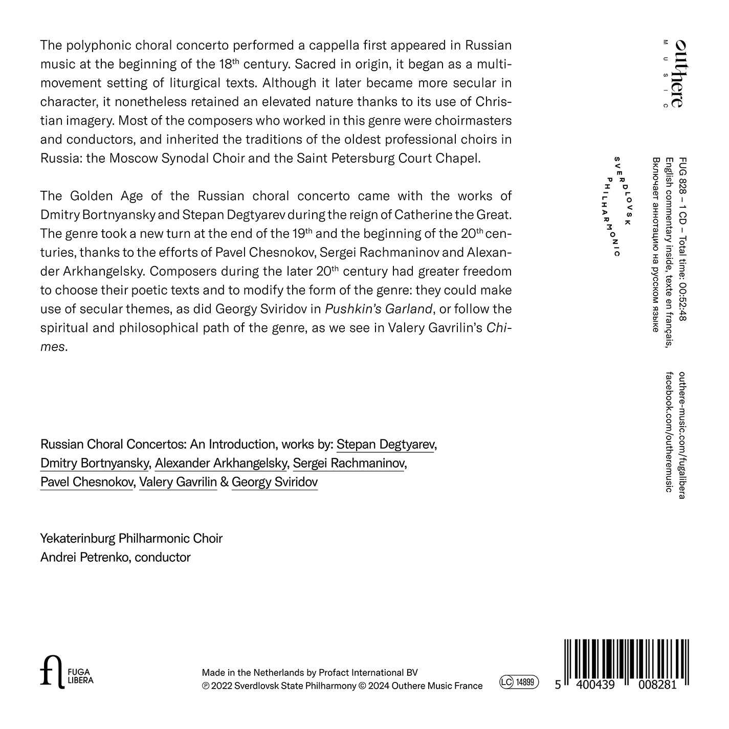 Russian Choral Concertos - An Introduction