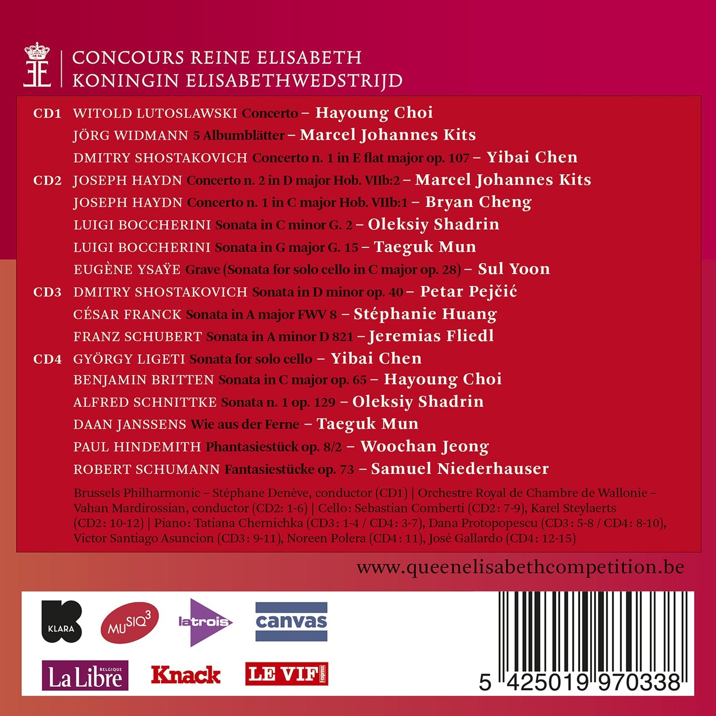 Queen Elisabeth Competition - Cello 2022  Various