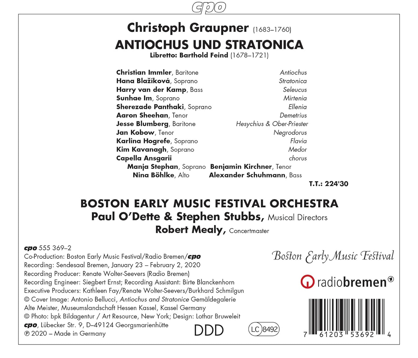 Antiochus Und Stratonica