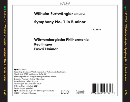 Furtwängler: Symphony No. 1 in B minor