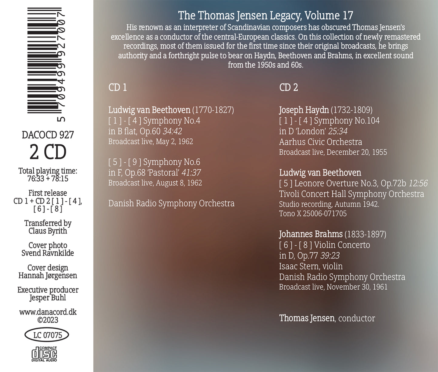 Thomas Jensen Legacy, Vol. 17 / Various Artists [2 CDs]
