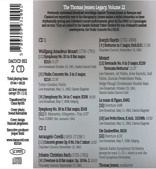 Thomas Jensen Legacy, Vol. 22