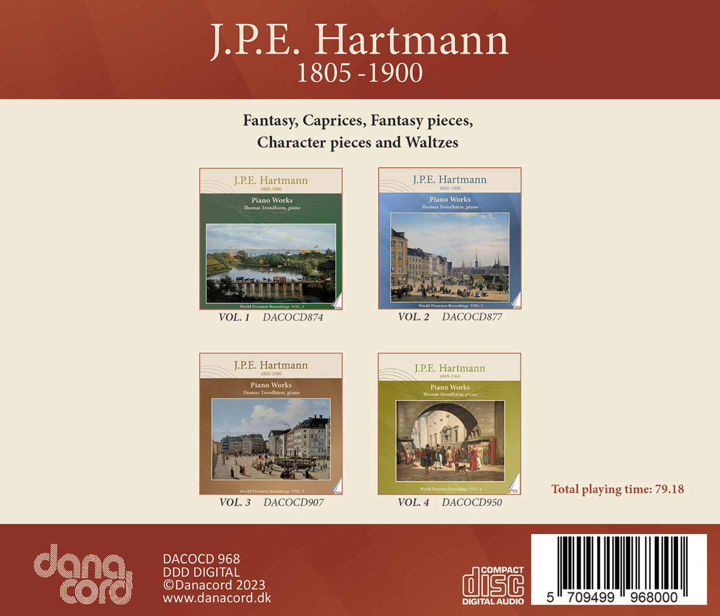 Hartmann: Piano Works, Vol. 5