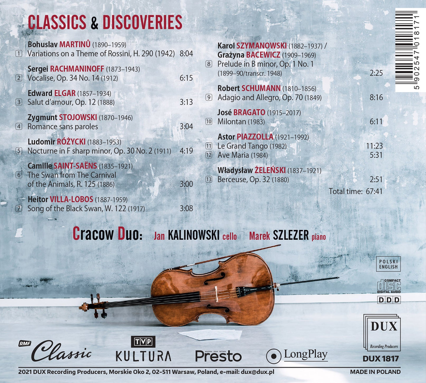 Cracow Duo: Classics & Discoveries  Cracow Duo, Jan Kalinowski, Marek Szlezer