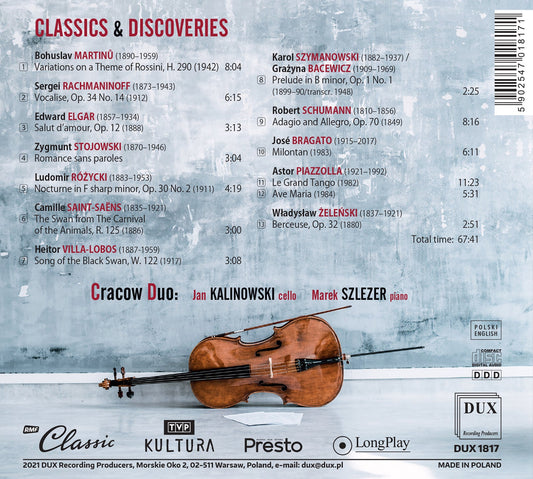 Cracow Duo: Classics & Discoveries  Cracow Duo, Jan Kalinowski, Marek Szlezer