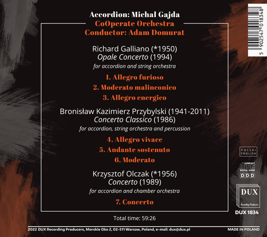 Galliano, Olczak & Przybylski: Accordion Concertos