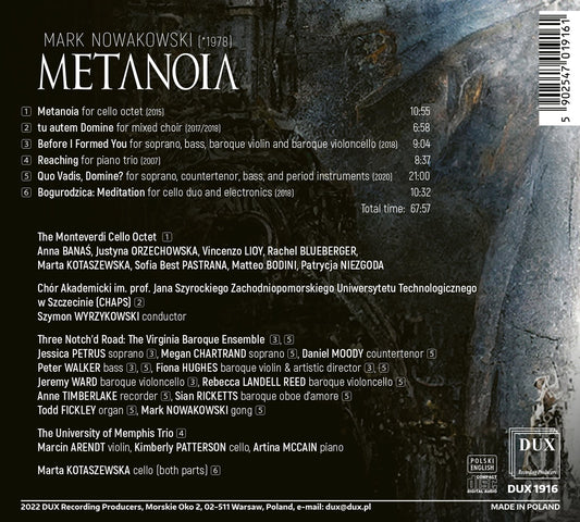 Nowakowski: Metanoia