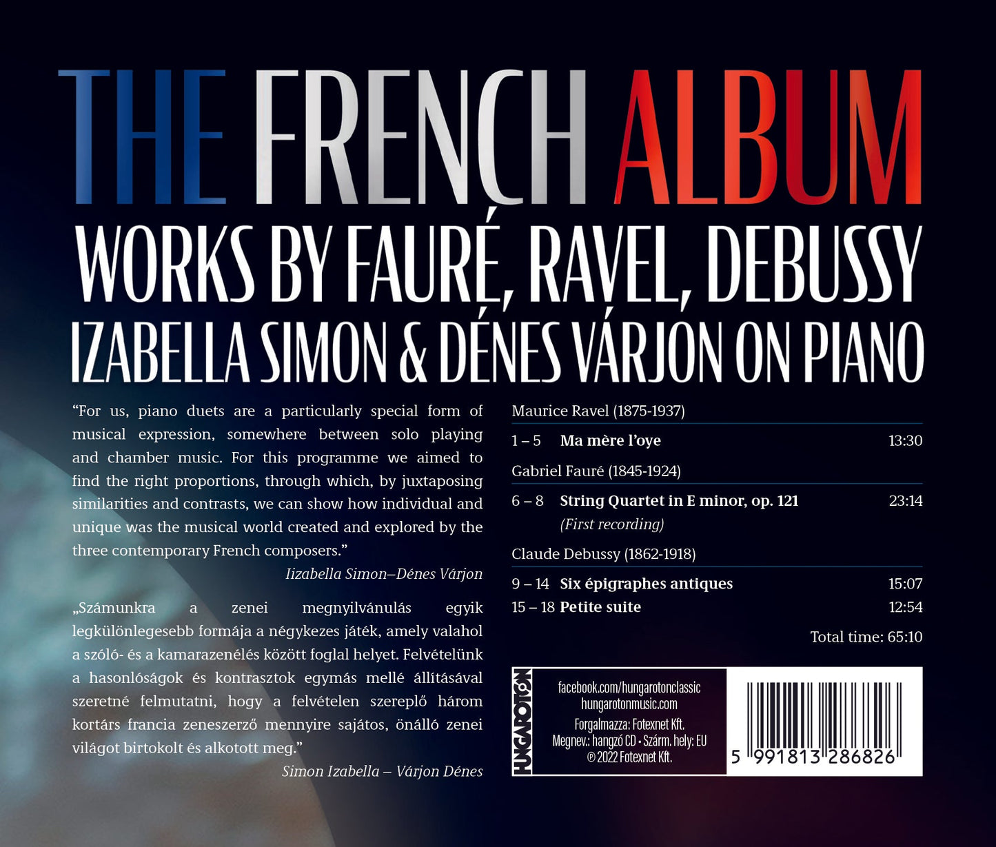 Debussy, Faure & Ravel: The French Album