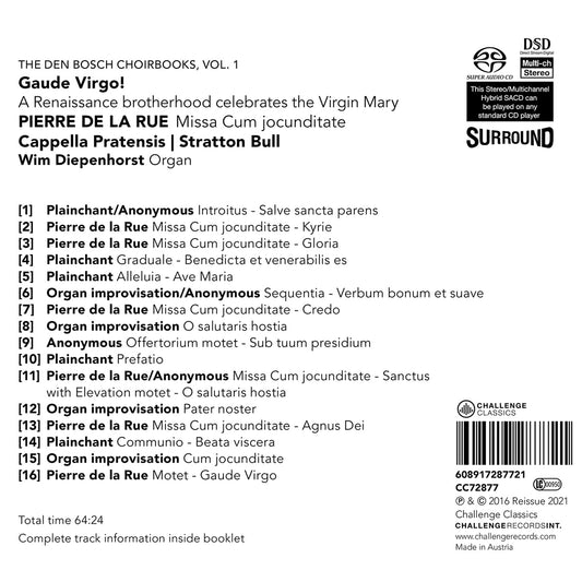 V1: Den Bosch Choirbooks  Cappella Pratensis