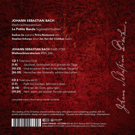 J.S. Bach: Weihnachtsoratorium (reissue)