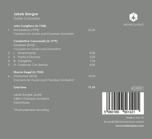 Jakob Bangsø: Guitar Concertos