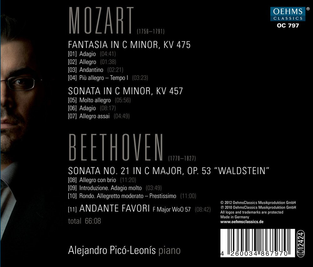 Mozart: Fantasia in C minor - Piano Sonata No. 14 - Beethove