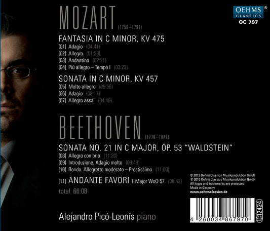 Mozart: Fantasia in C minor - Piano Sonata No. 14 - Beethove