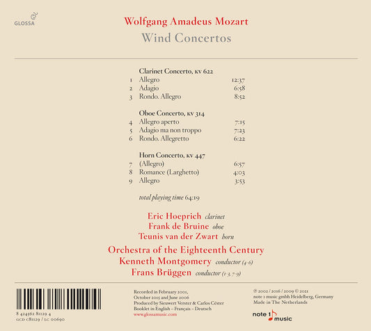 Mozart: Wind Concertos