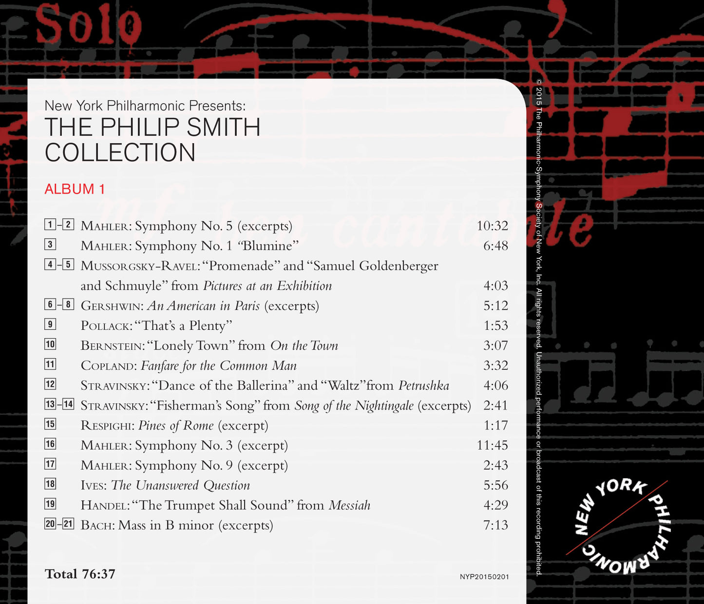 The Philip Smith Collection, Album 1: Trumpet Highlights (Li