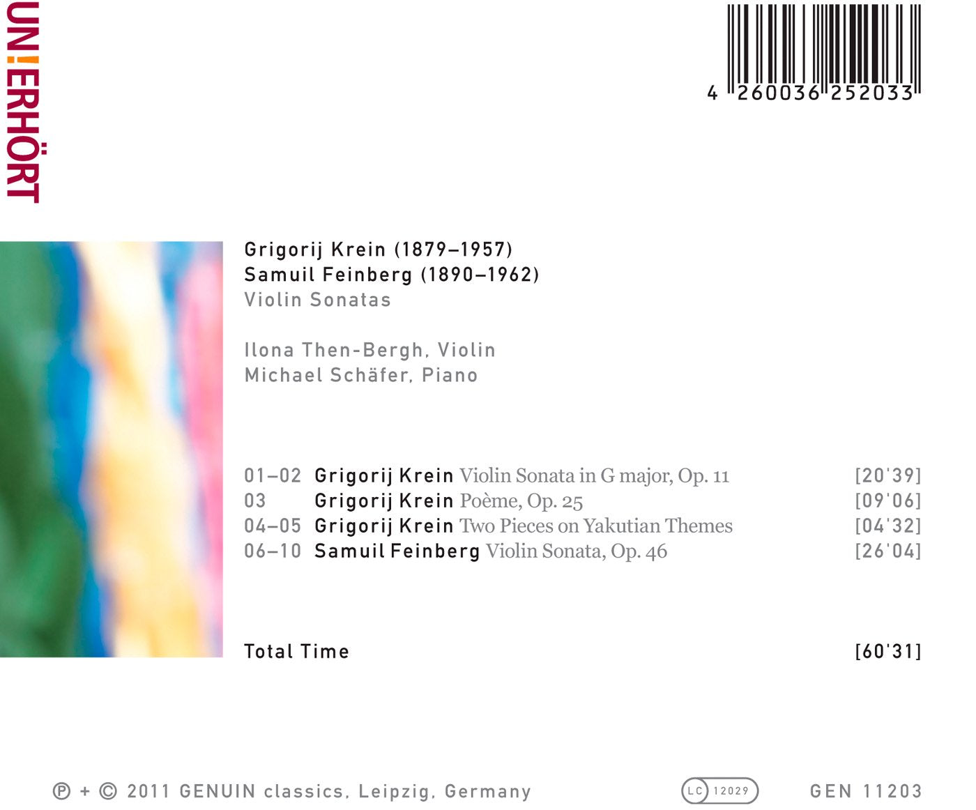 Krein & Feinberg: Violin Sonatas