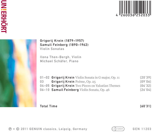 Krein & Feinberg: Violin Sonatas