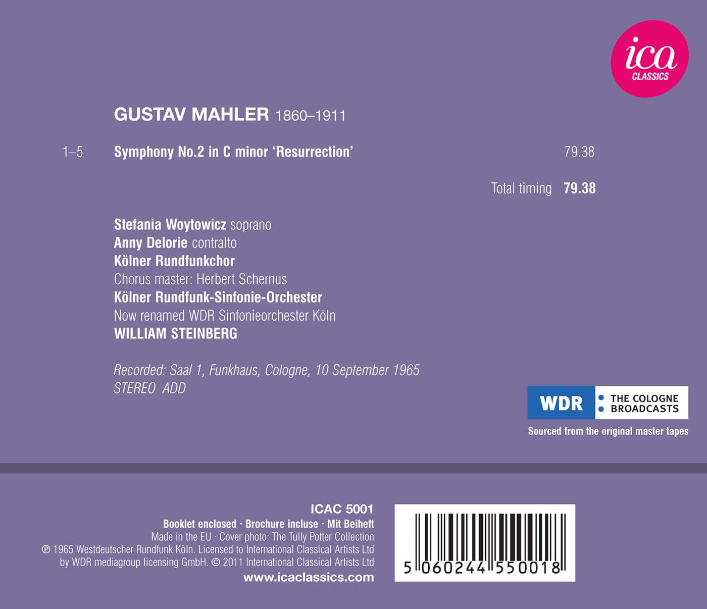 Mahler: Symphony No. 2, "Resurrection"