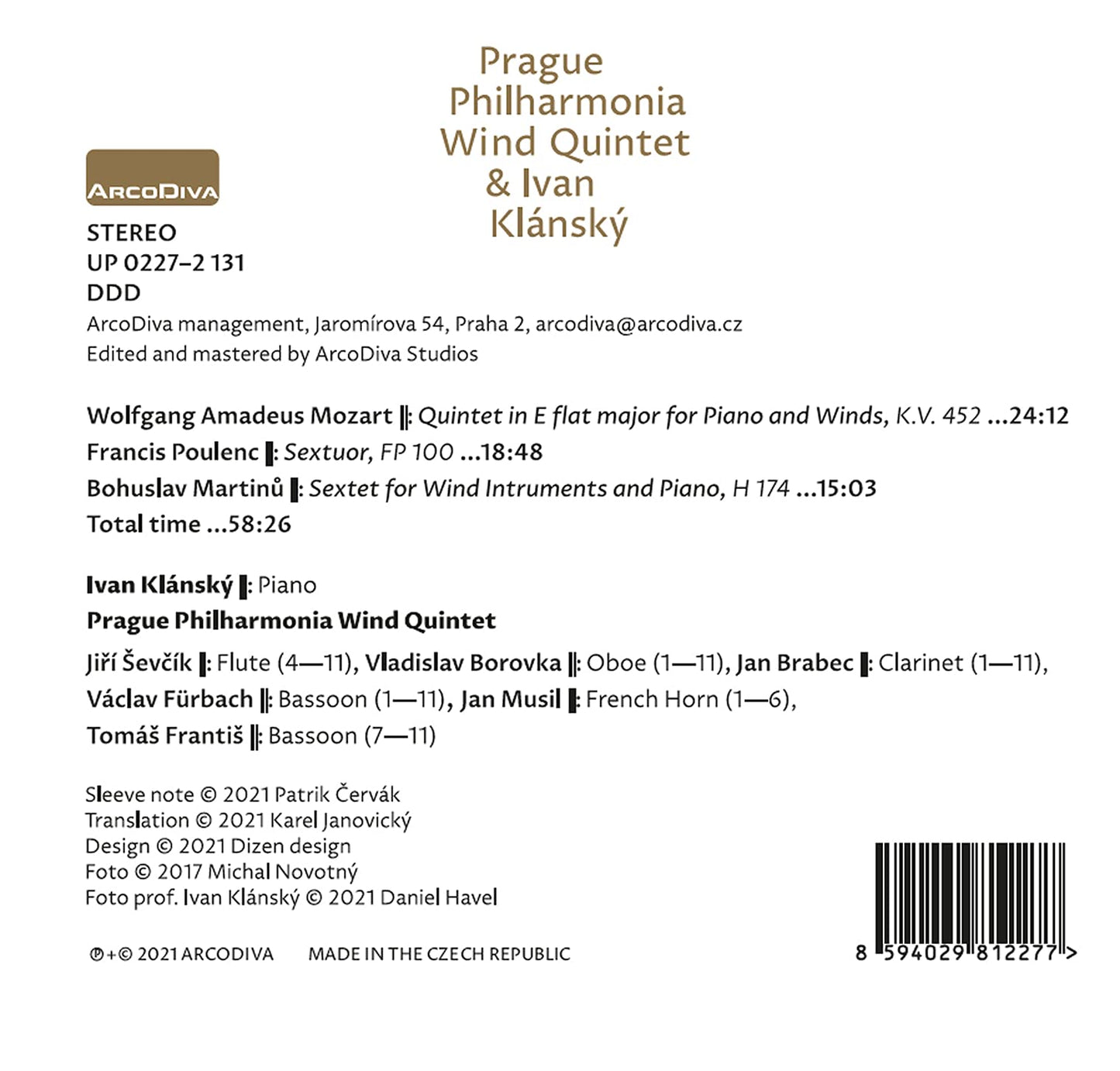 WORKS FOR WIND QUINTET