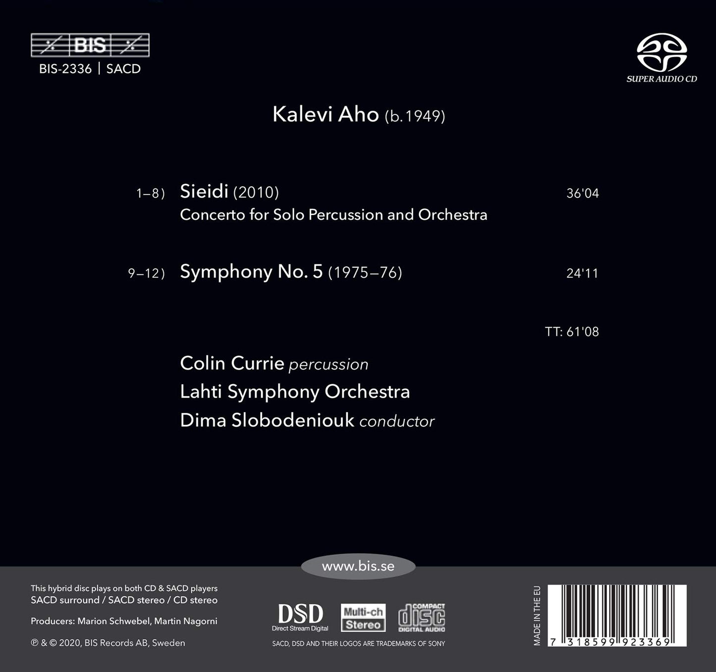 Aho: Sieidi - Symphony No. 5