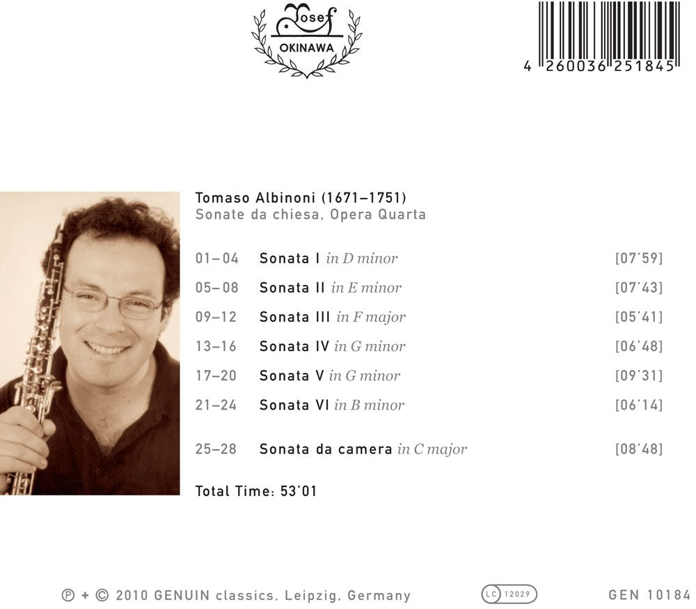 Albinoni: Sonate da chiesa