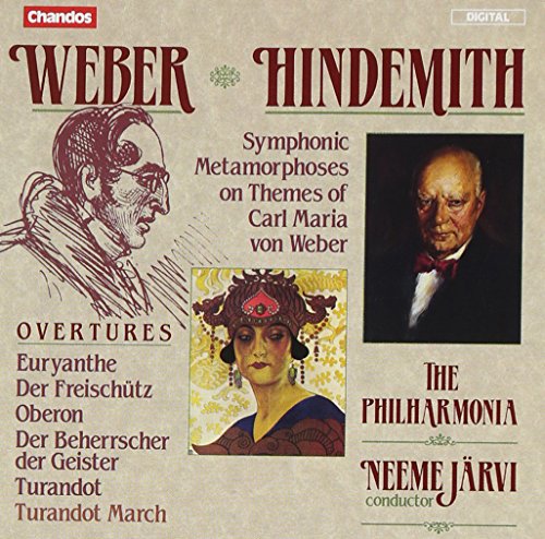 WEBER: Overtures / HINDEMITH: Symphonic Metamorphosis on The