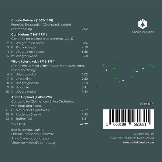 Debussy - Nielsen - Lutoslawski - Copland: Works for Clarine