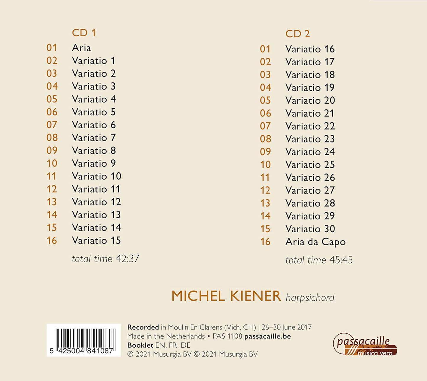 GOLDBERG VARIATIONS