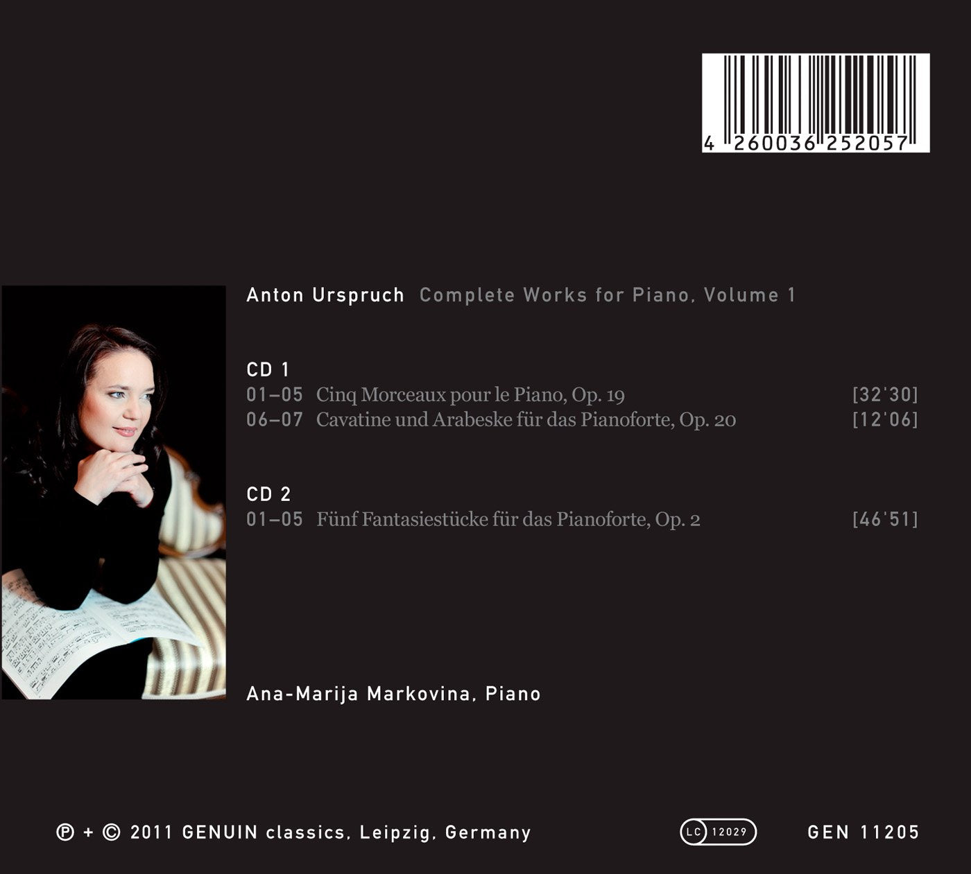 Urspruch: Complete Works for Piano, Vol. 1